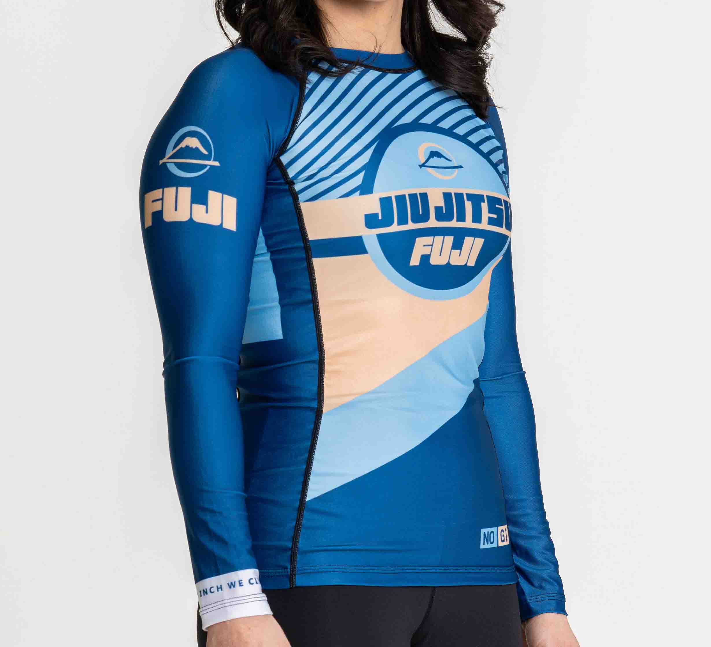 Womens Pacer Flex Lite Long Sleeve Rashguard Blue/Gold、mySite、gigharbornorthrealestate