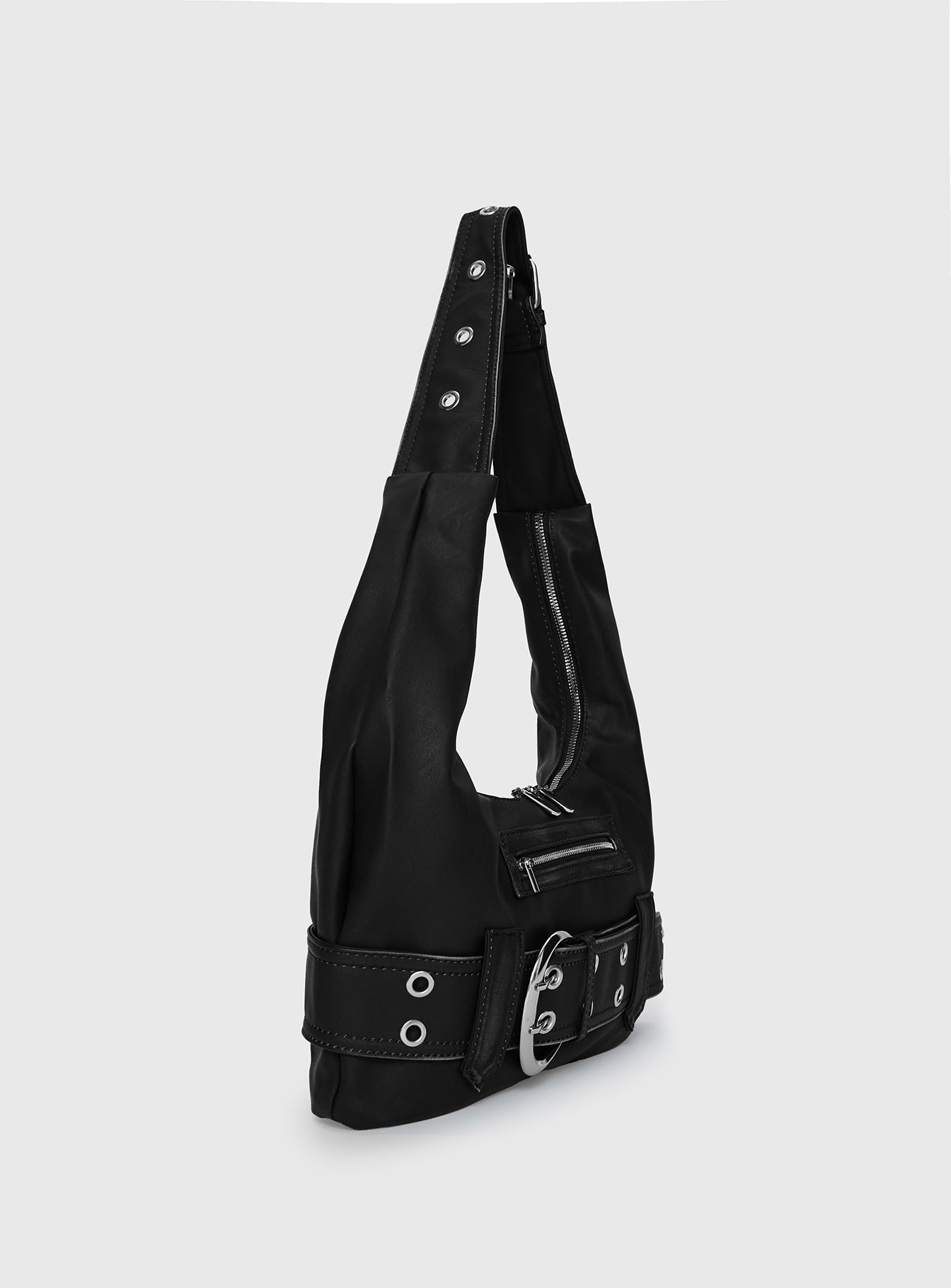 Astraia Buckle Detail Bag Black、mySite、solidvoid