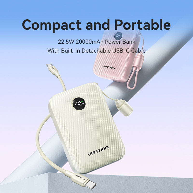 Vention 20000mAh Power Bank 22.5W、mySite、fannypackpong