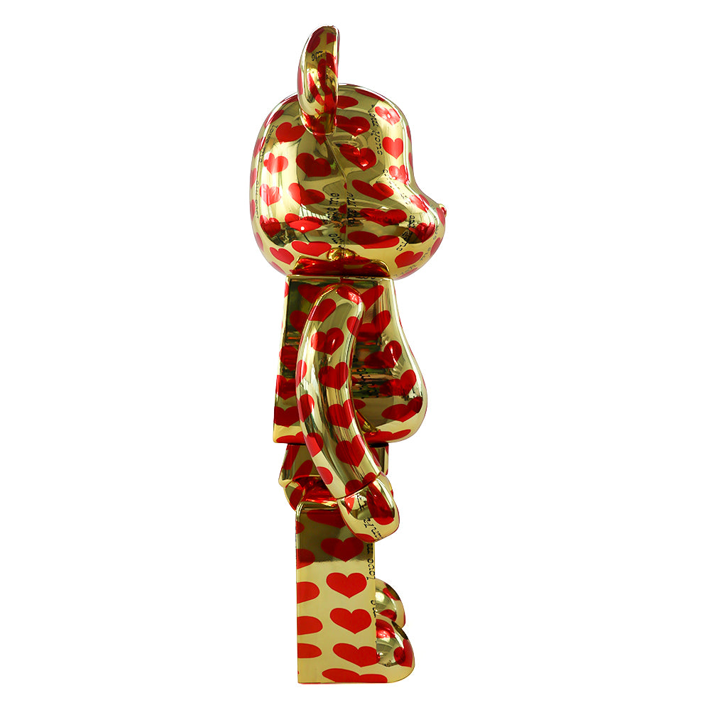  1000% Bearbrick Gold Heart、mySite、greenlandpopulation