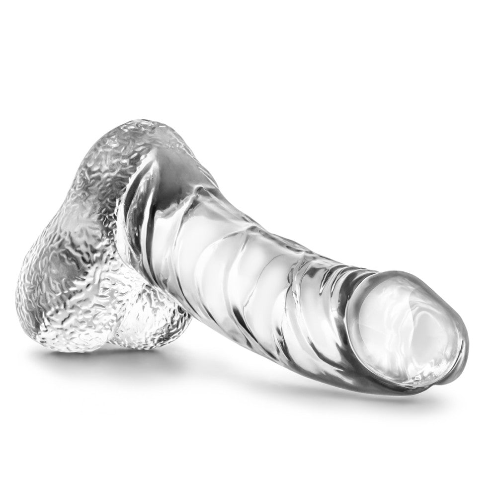 Naturally Yours By Blush® | Ding Dong Realistic Clear 5.5-Inch Long Dildo With Balls、mySite、bottomscart