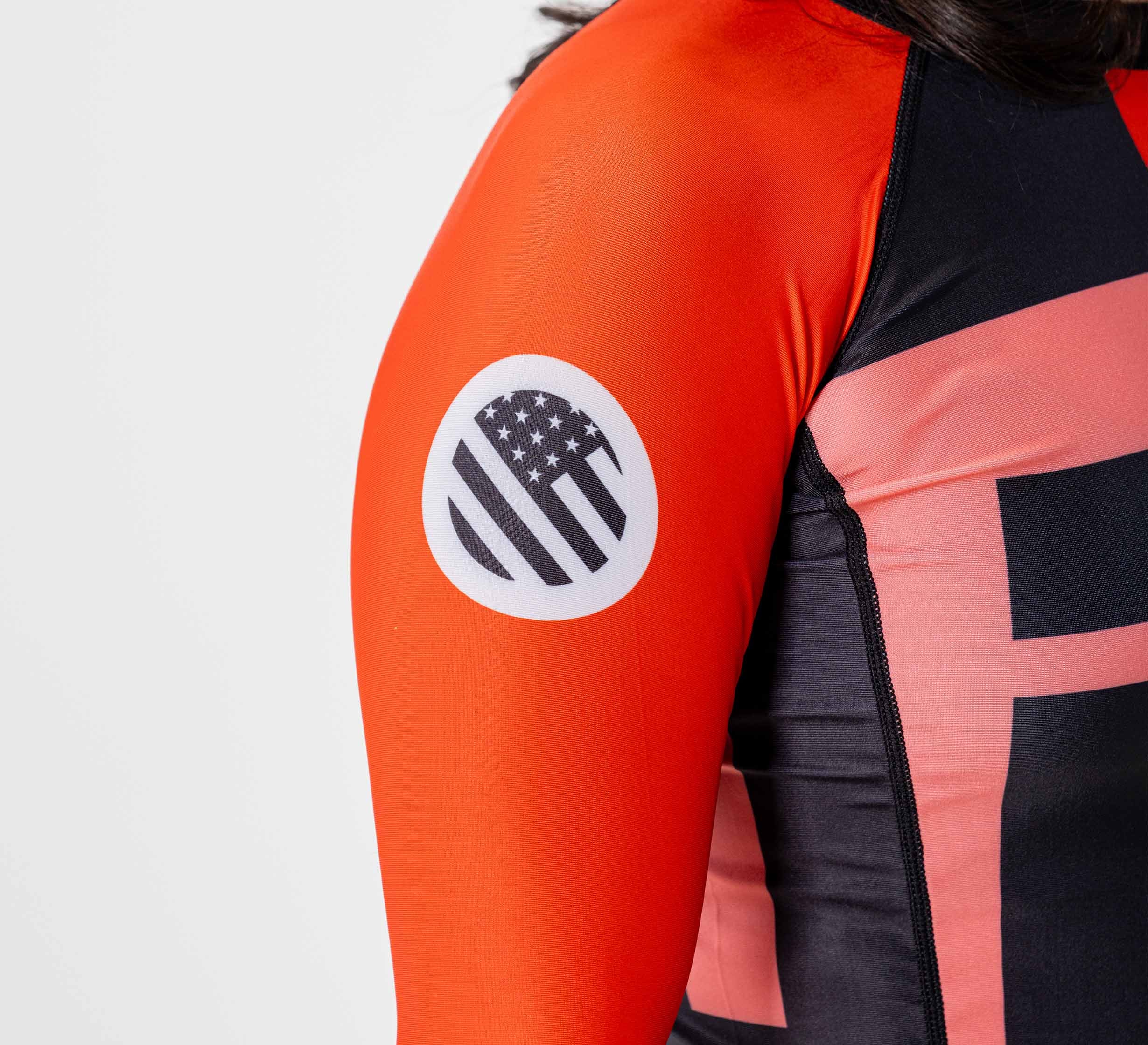 Womens Mt. FUJI Flex Lite Long Sleeve Rashguard Red、mySite、gigharbornorthrealestate