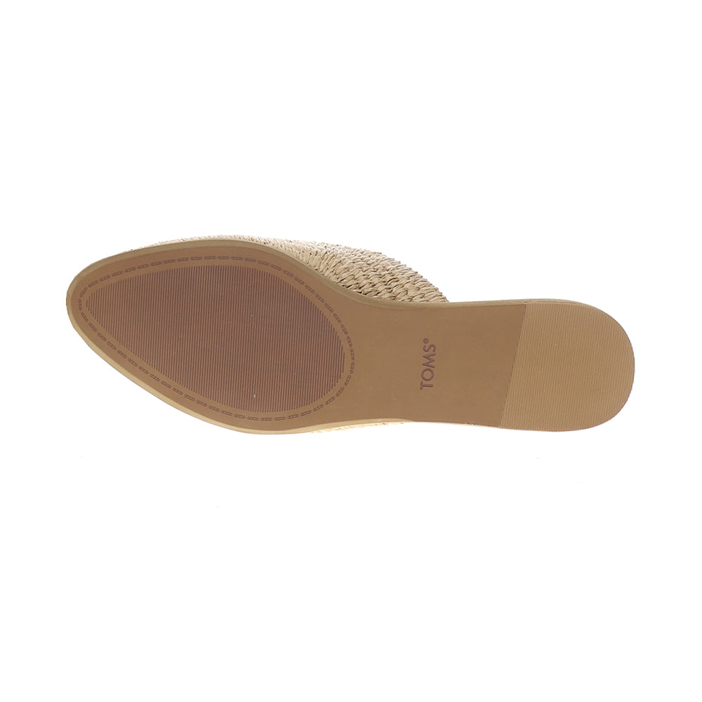 Jade Raffia Mule Flats、mySite、gtrtttuynbv