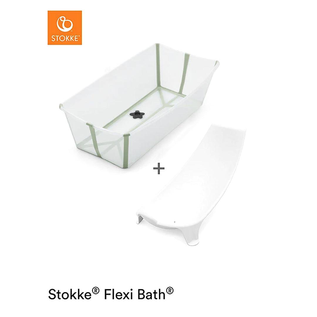  Stokke Flexi Bath Bundle - X-Large - Transparent Green、mySite、merchandisen