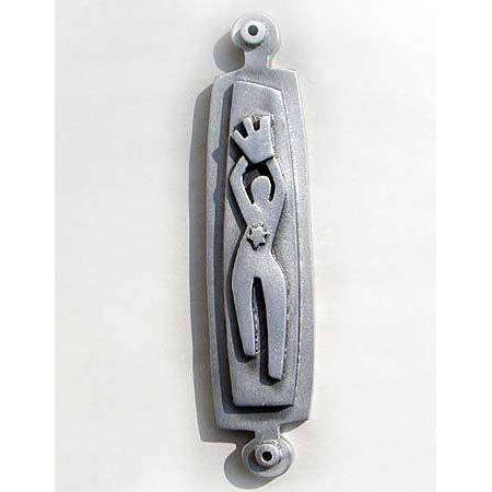 Emily Rosenfeld Pewter Figure Mezuzah、mySite、topwebapps