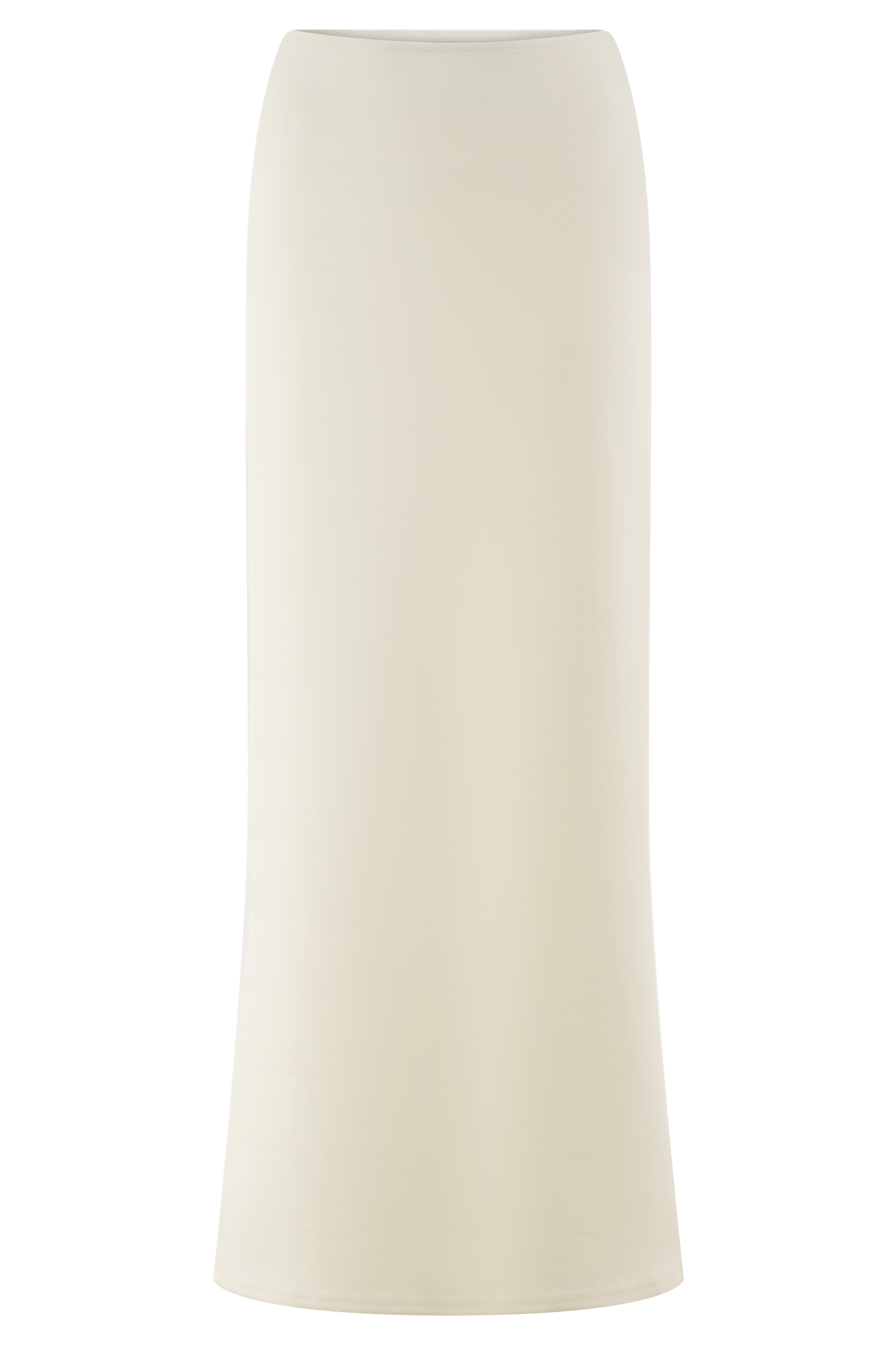 Eris Scuba Jersey Maxi Skirt - Ivory、mySite、solidvoid