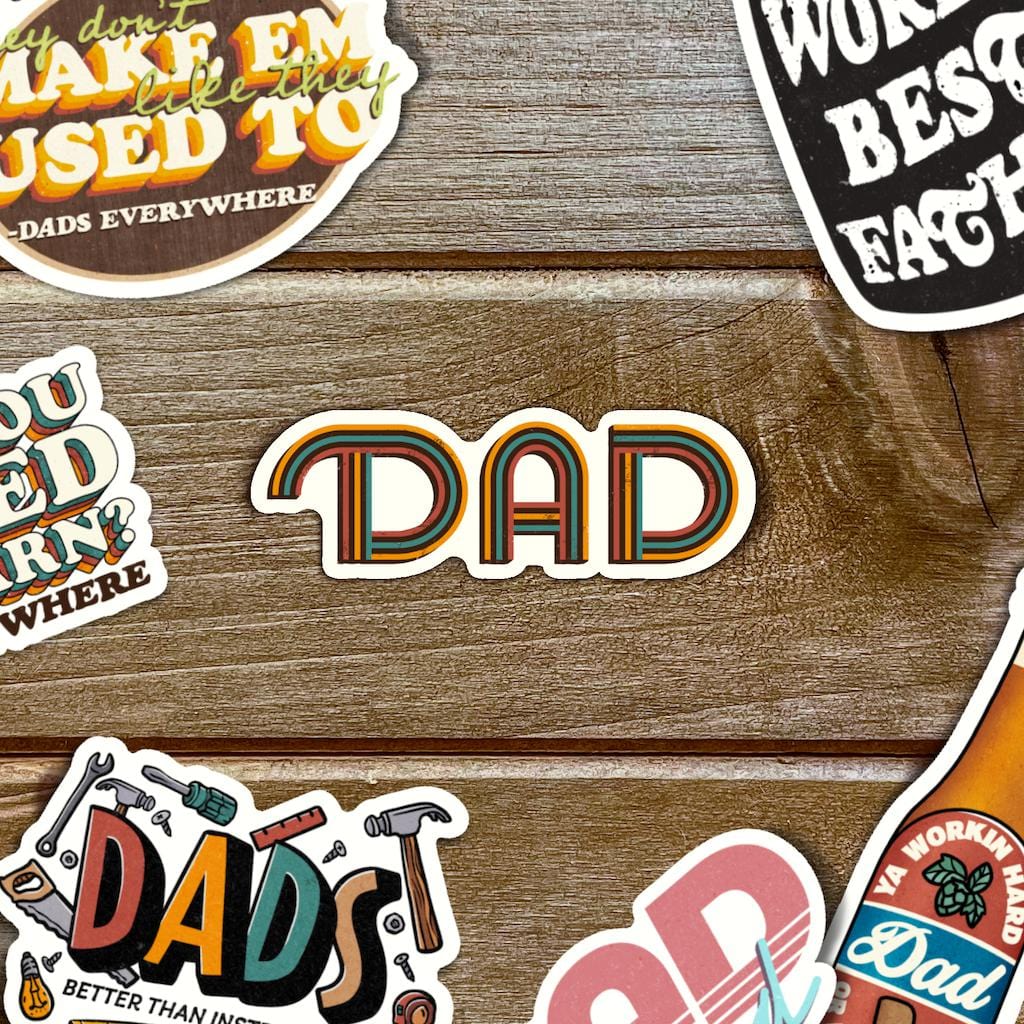  Dad Lettering Sticker、mySite、elrpsem3k