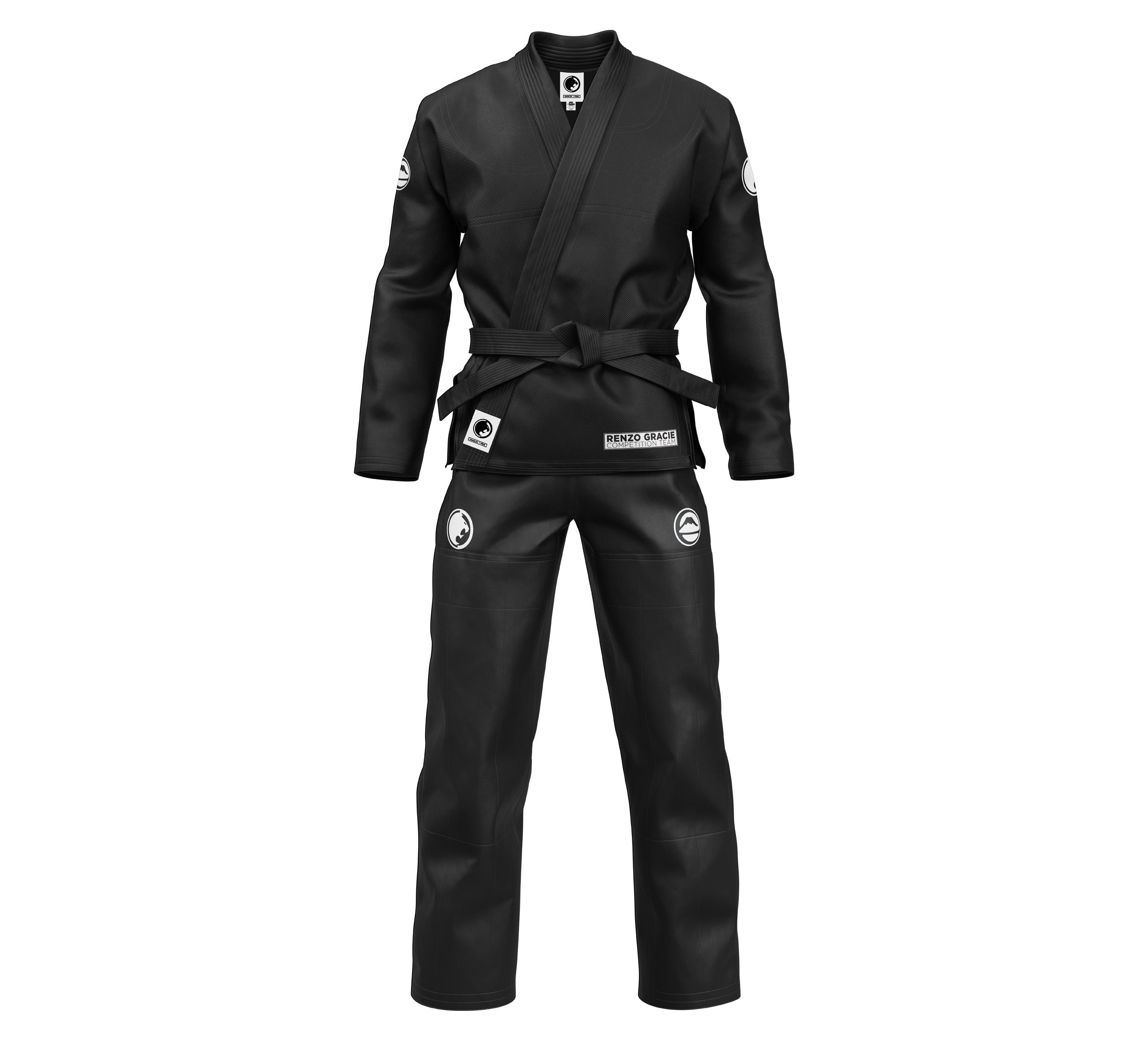 Kids Renzo Gracie Competition BJJ Gi Black、mySite、gigharbornorthrealestate