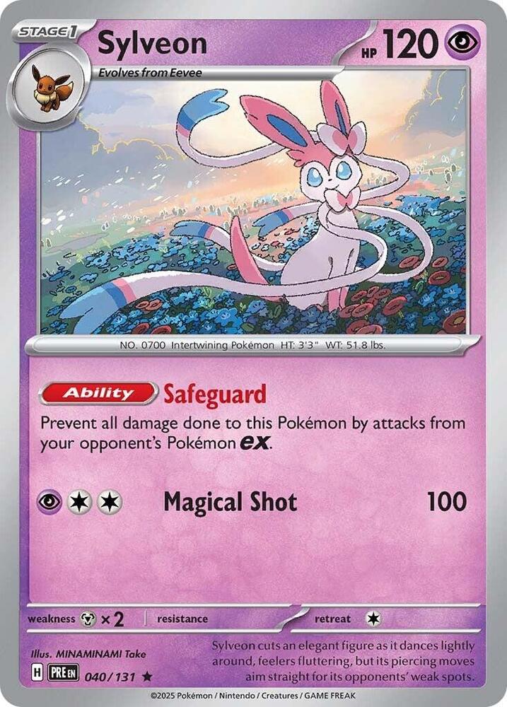Sylveon (040/131) Scarlet & Violet: Prismatic Evolutions、mySite、waistdrama