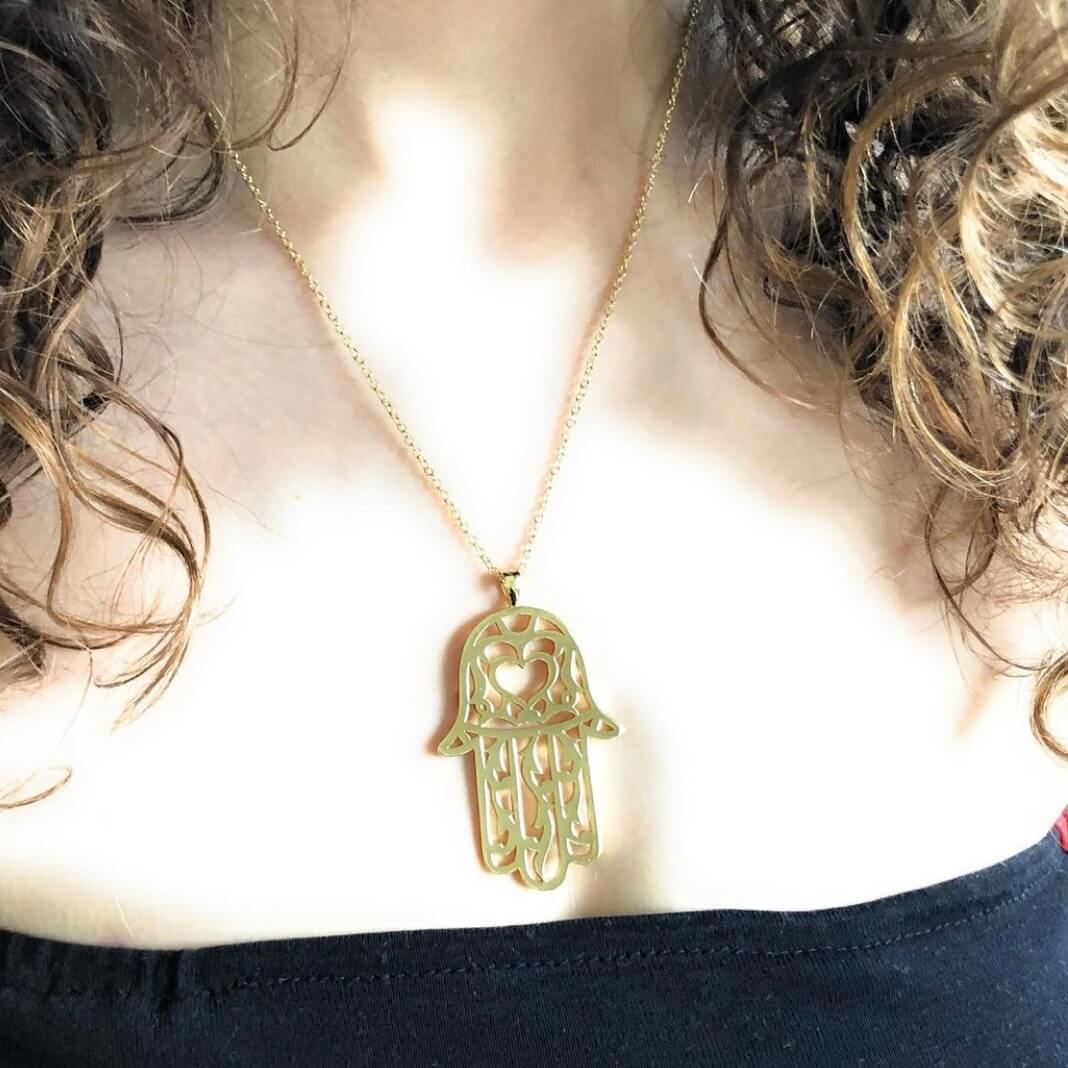 Moroccan Hamsa Love Necklace、mySite、topwebapps