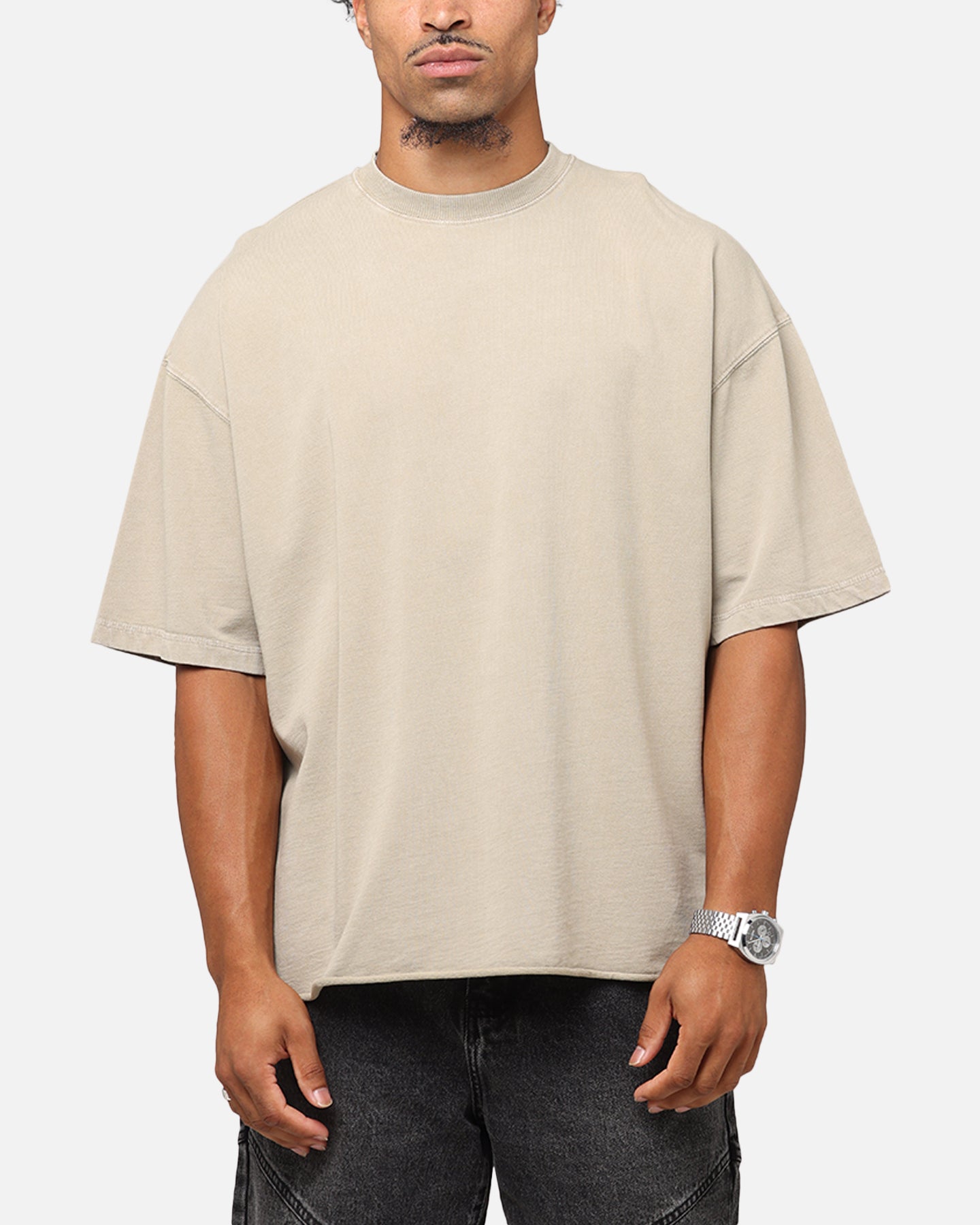 Saint Morta Boxy Vintage T-Shirt Washed Stone、mySite、zt4zffjzw