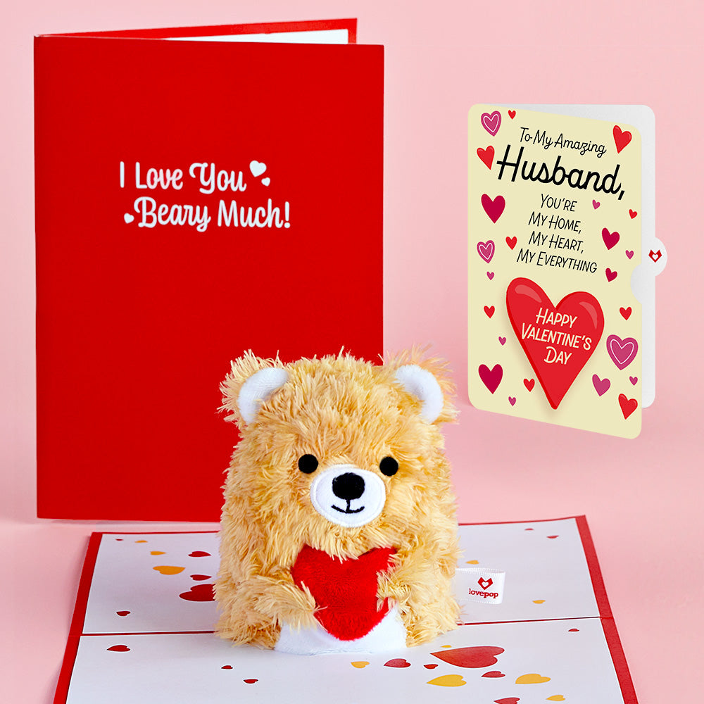 You're The Beary Best Valentine Plushpop Card and Sentiment Set for Husband、mySite、solidvoid