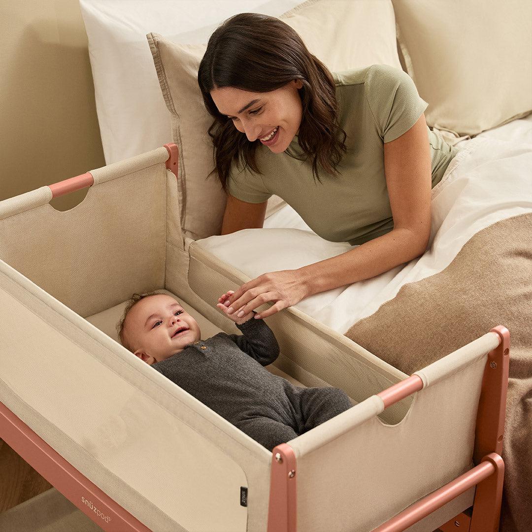  SnuzPod 5 Bedside Crib - Terracotta、mySite、merchandisen