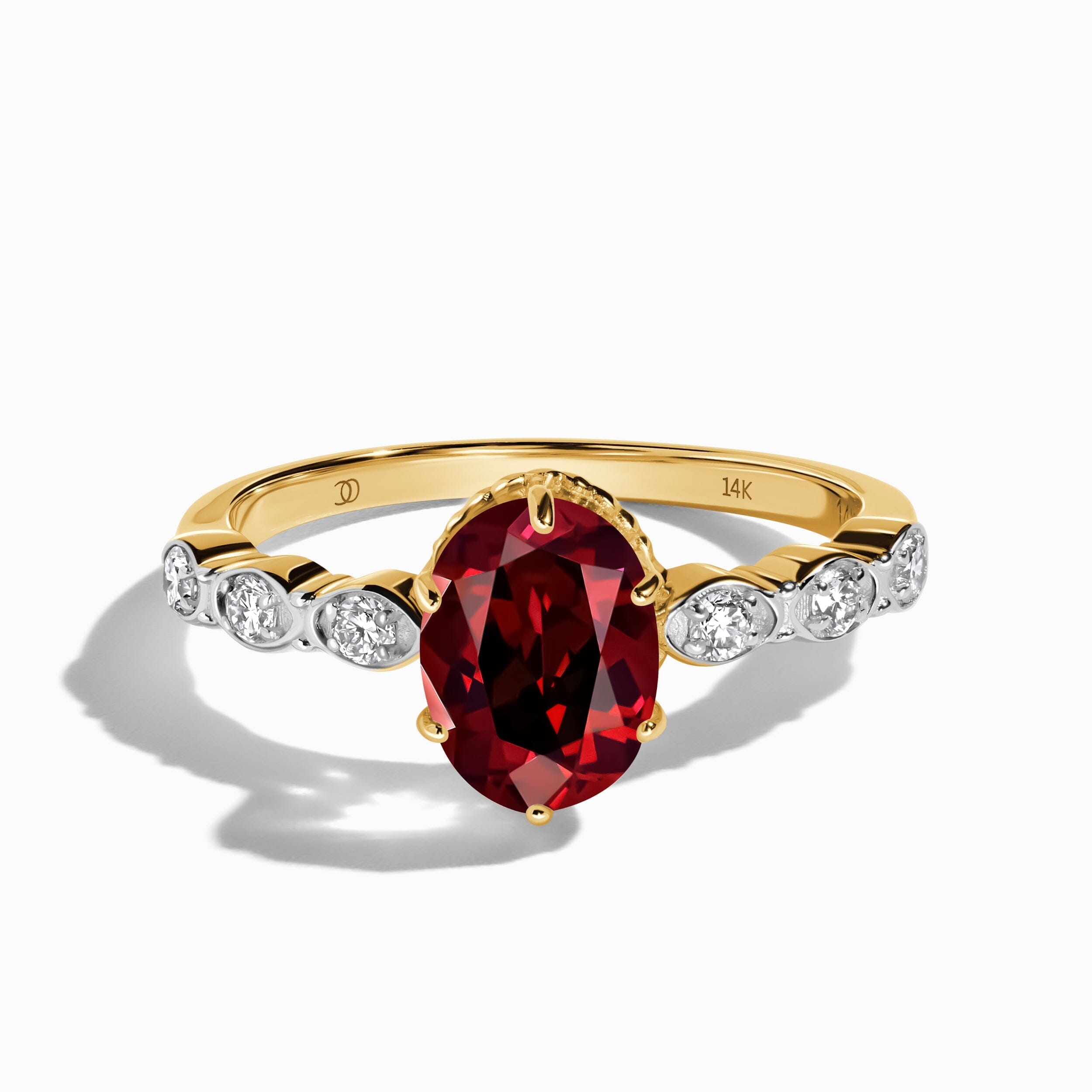 Garnet Lab Diamond Ring - Mirth、mySite、hinf8tx79
