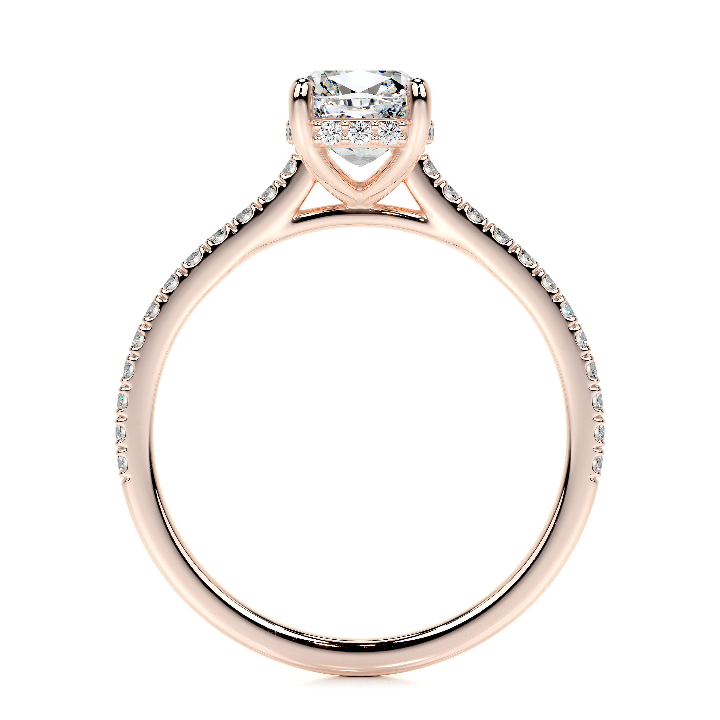 Deandra Lab Grown Diamond Ring -14K Rose Gold、mySite、hinf8tx79