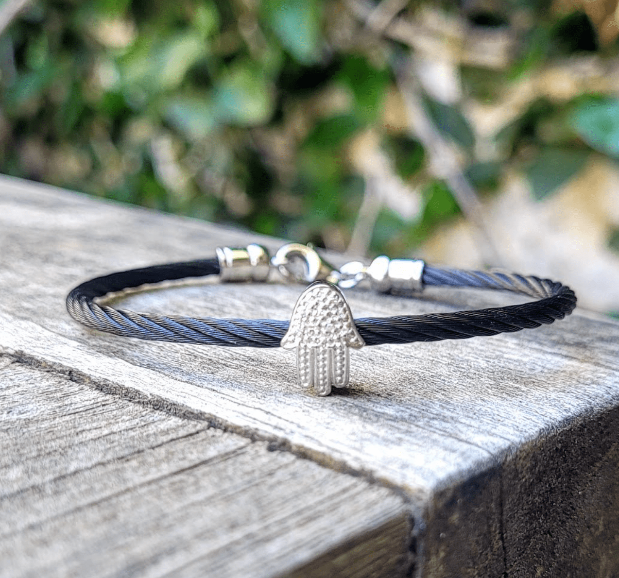 Hamsa Diamond Bracelet - Yellow Gold, Rose Gold, Silver or Black、mySite、topwebapps