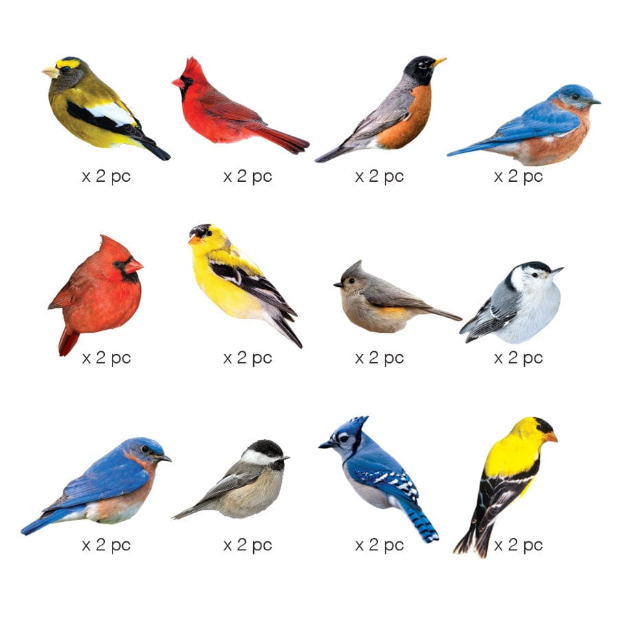  Die Cut Scrapbook Sticker Pack - Birds、mySite、ghnorth