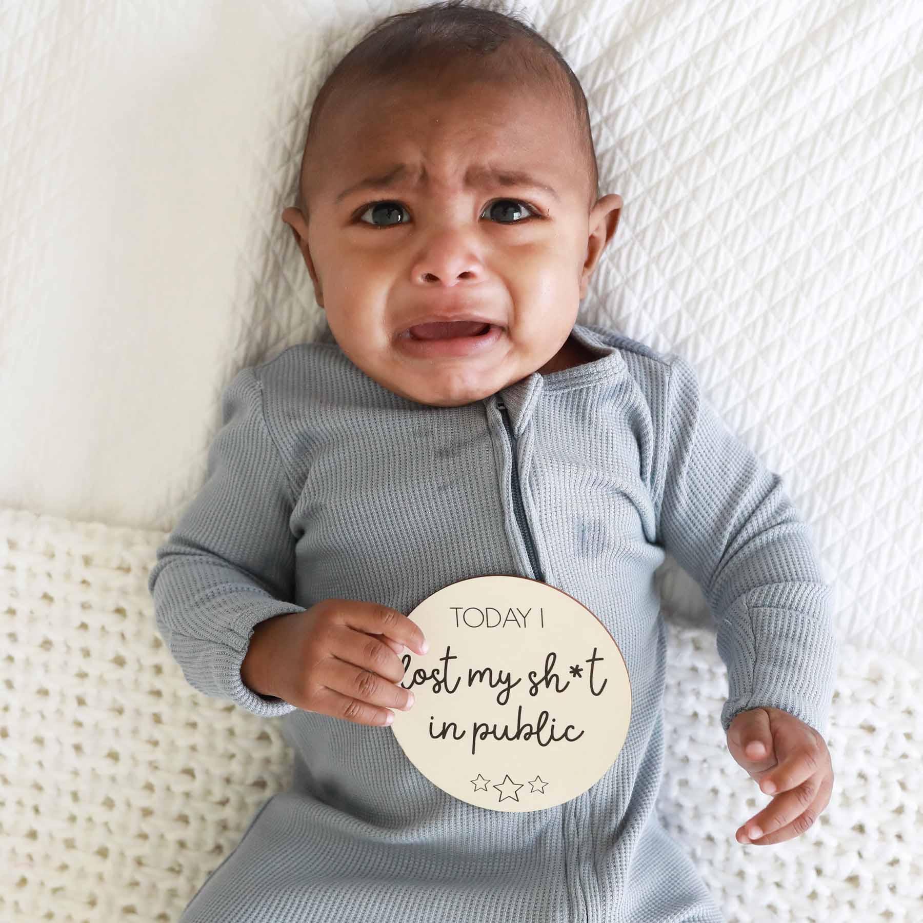  Funny Milestone Wood Announcements、mySite、layawaytickets