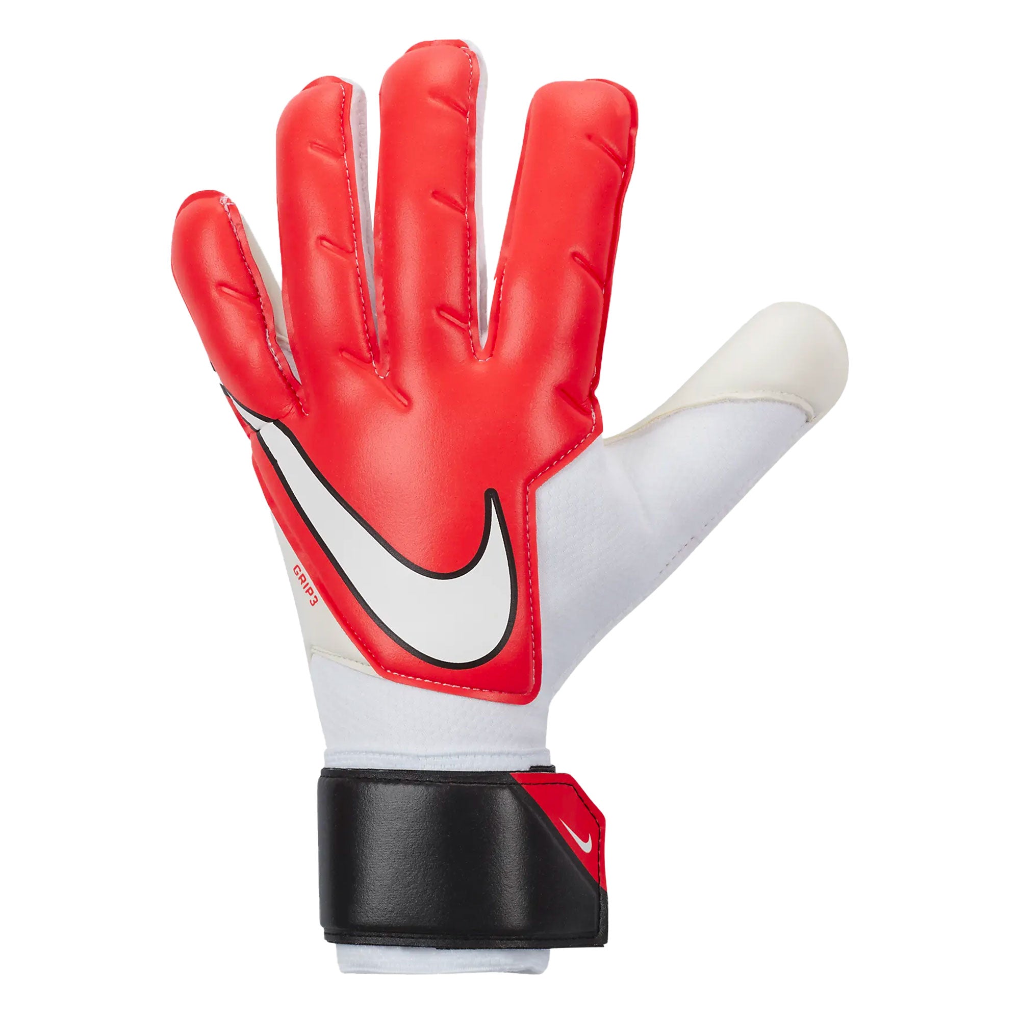 Nike Men's Grip 3 Goalkeeper Gloves White/Red、mySite、bottomscart