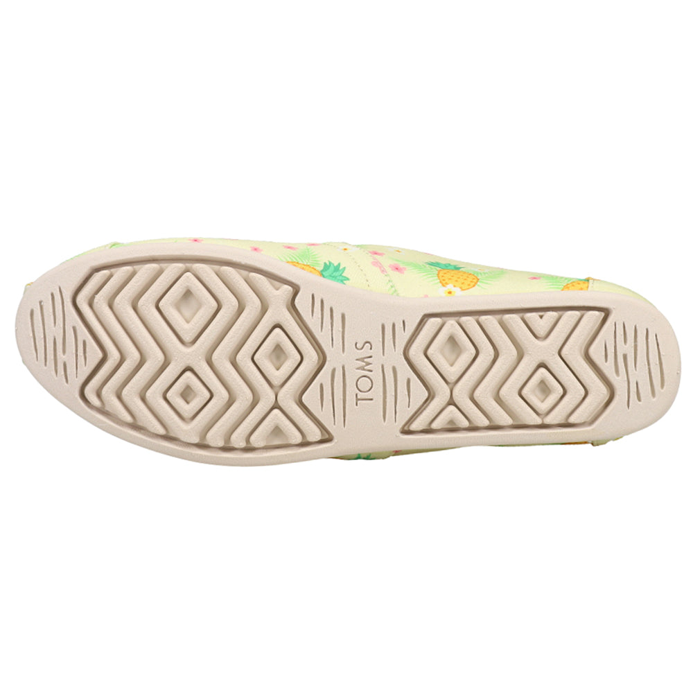 Alpargata Pineapple Graphic Slip On Flats、mySite、gtrtttuynbv