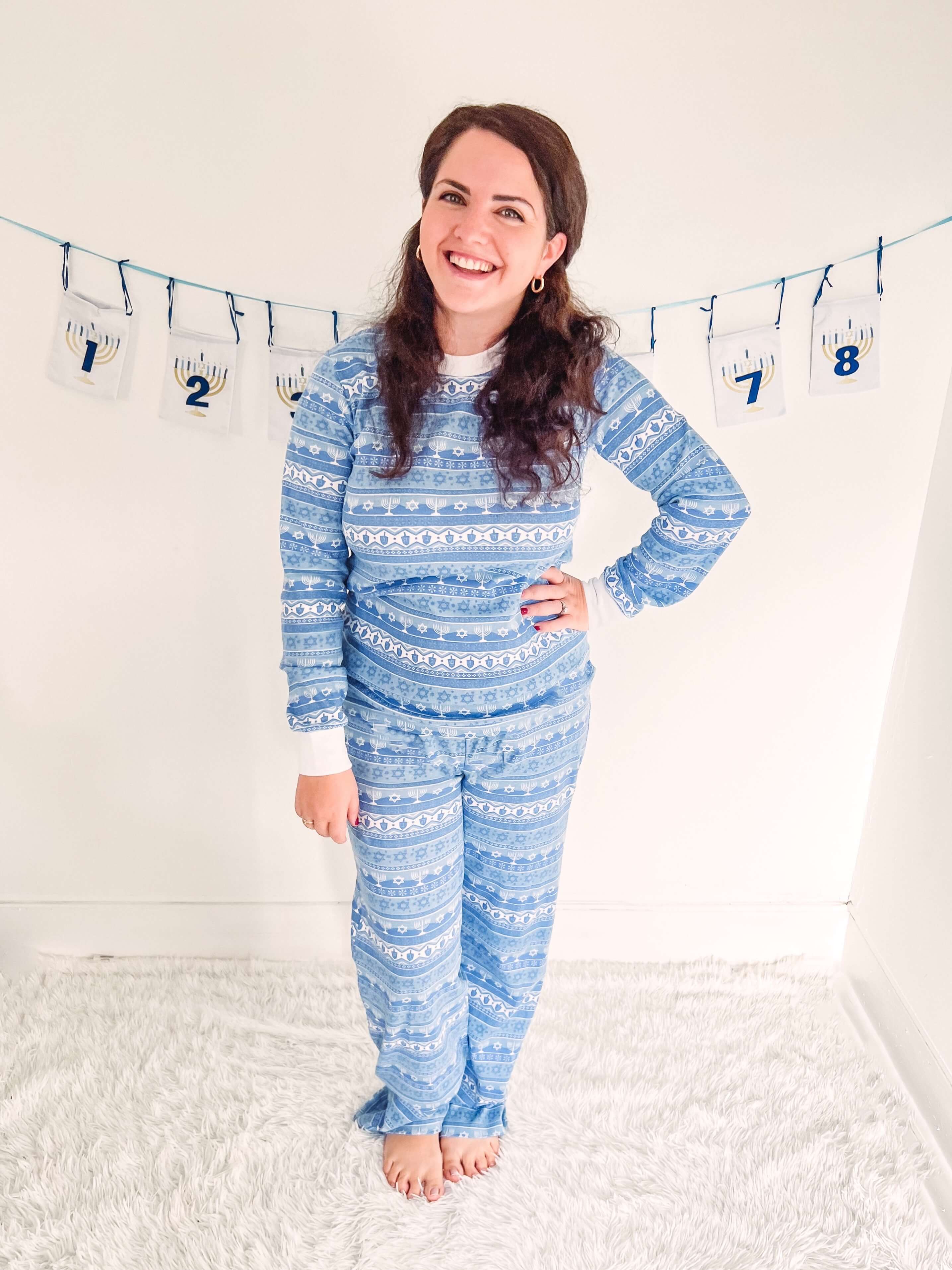 Hanukkah Fair Isle Pajamas - (Adults Unisex Sizes XS - XL)、mySite、topwebapps