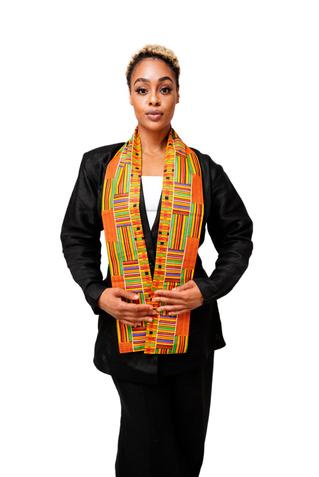Sikadwa Kente African Print Sash-DP0795S、mySite、solidvoid