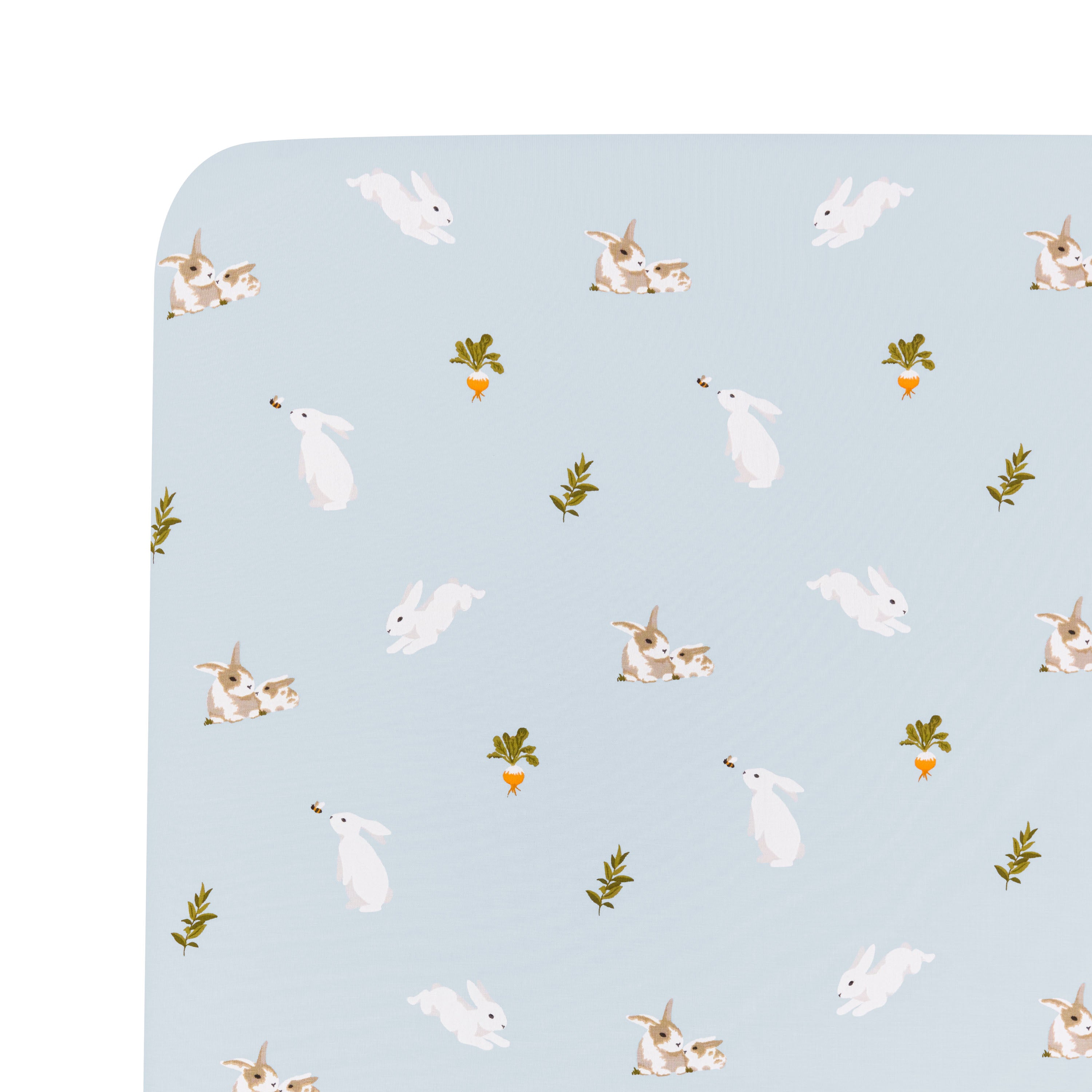  Mini Crib Sheet in Ice Rabbit、mySite、layawaytickets