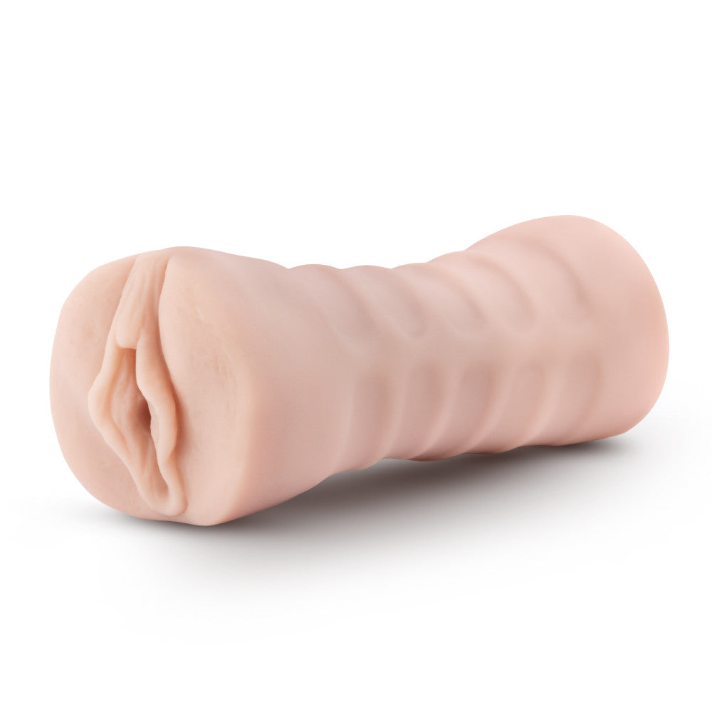 Enlust By Blush® | Destini Vibrating AI Male Masturbator Tight & Nubbed Canal With Vibrating Bullet - Made With X5® Plus Ultra Soft Realistic Vaginal Feel - Beige、mySite、bottomscart