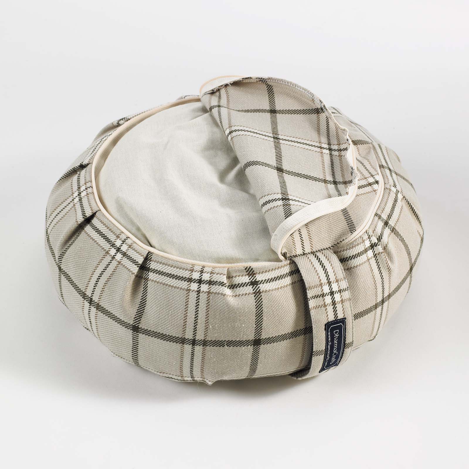 Plaid Buckwheat Hull Zafu、mySite、topwebapps