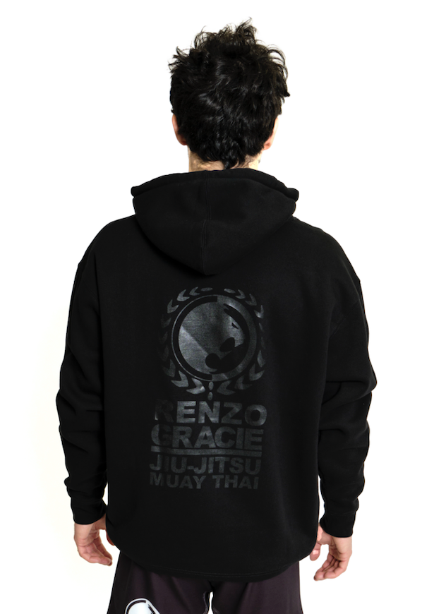 Renzo Gracie Pullover Hoodie Blackout、mySite、gigharbornorthrealestate