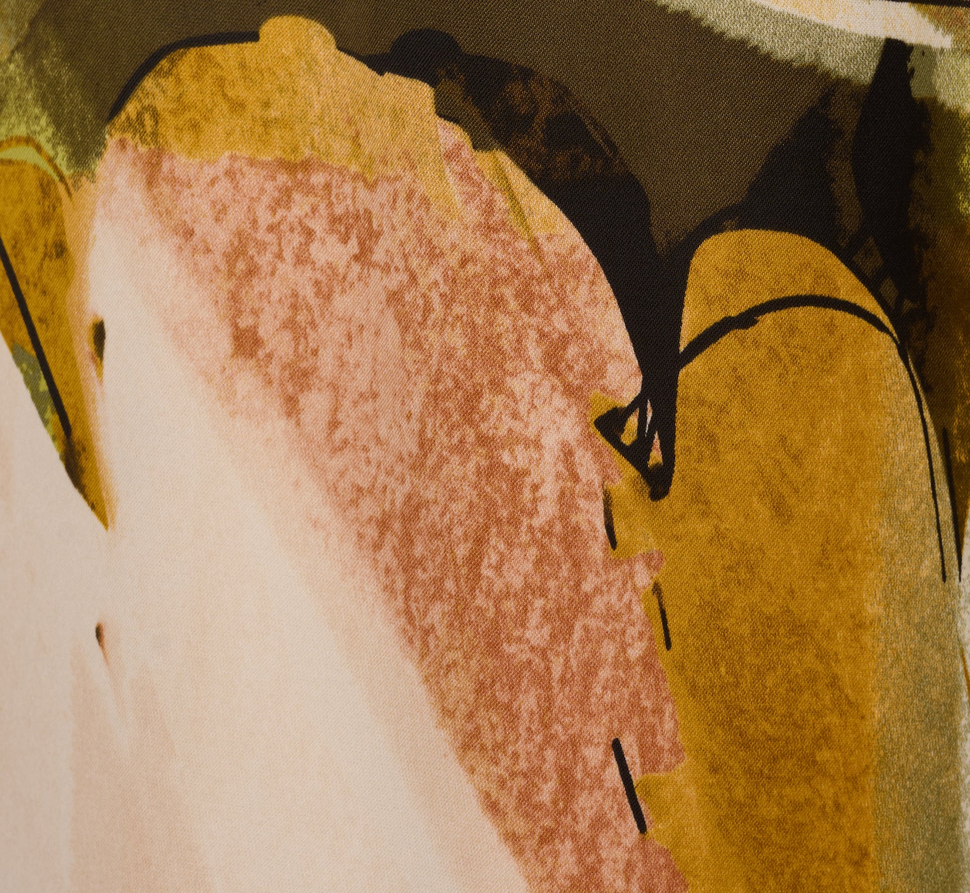 Wide Leg Satin Side Tie Pant In Oil Green Goldsmith、mySite、solidvoid