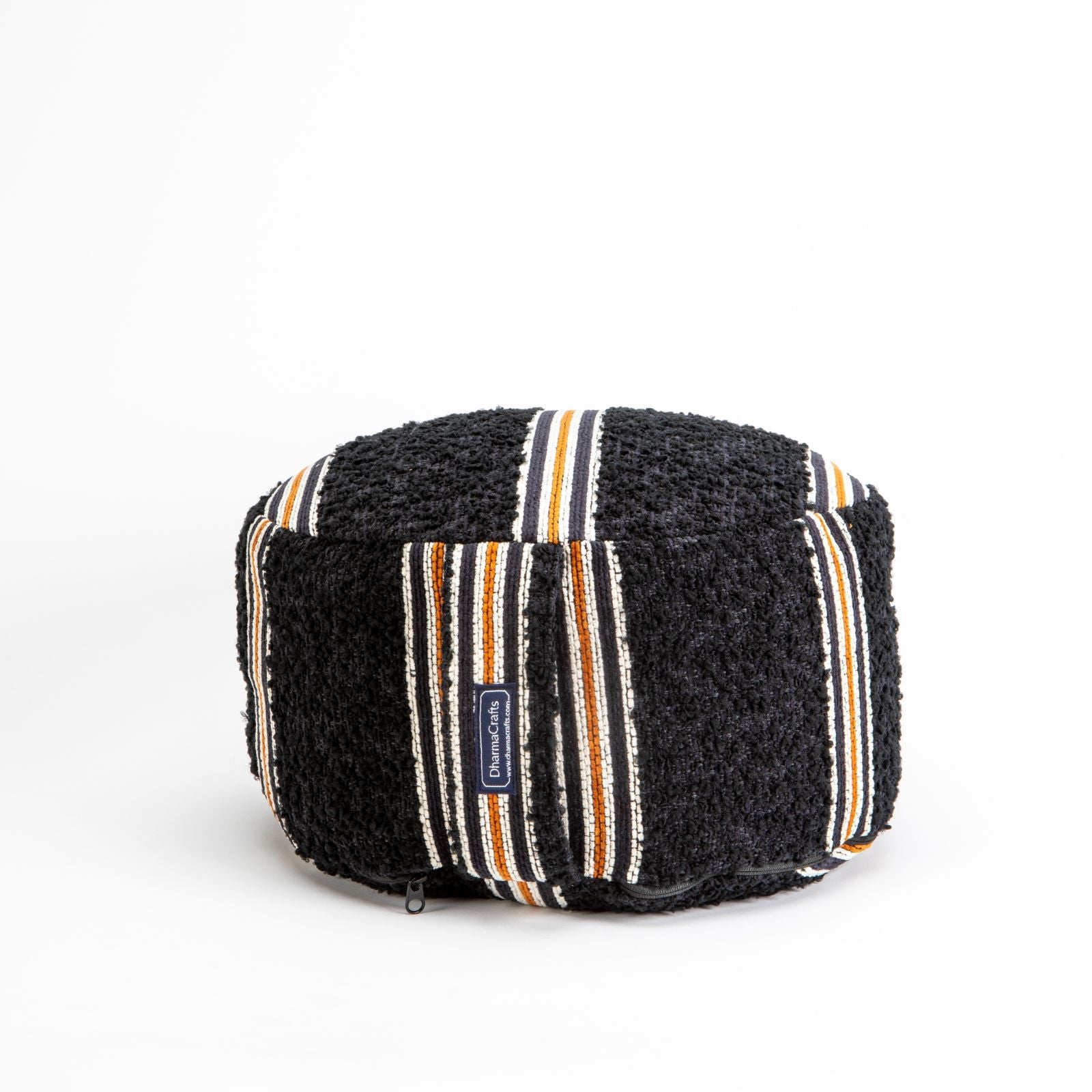 Theodore Stripe Buckwheat Hull Zafu - COVER ONLY、mySite、topwebapps