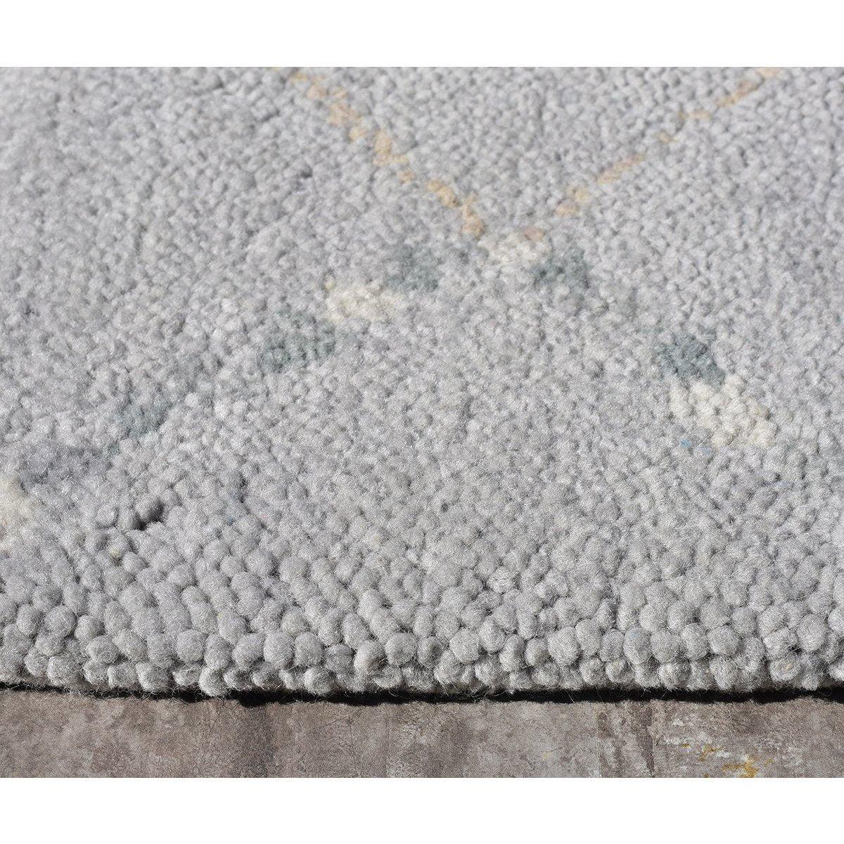 Samuel Gray Wool Handknotted Rug、mySite、gigharbornorthrealestate