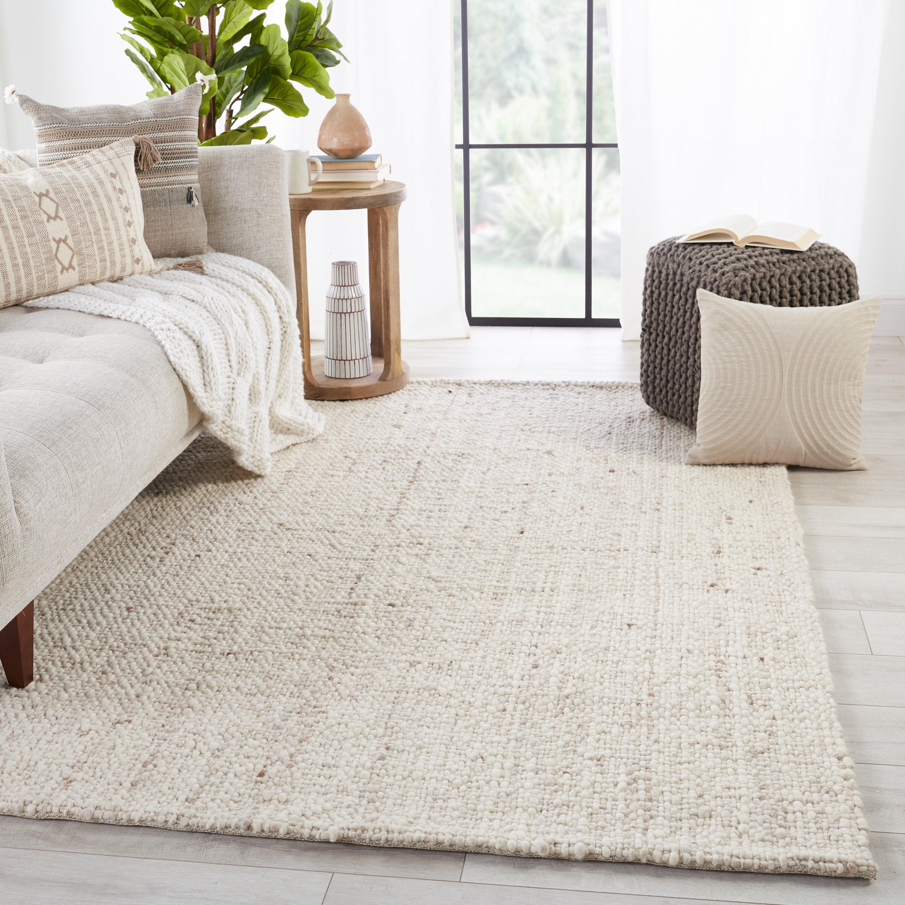 Season Handmade Solid Cream Tan Area Rug、mySite、gigharbornorthrealestate