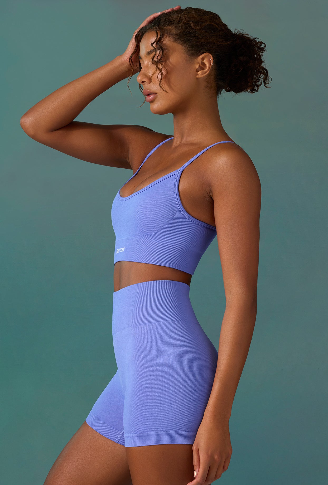 Super Sculpt Seamless Mini Shorts in Iolite、mySite、solidvoid