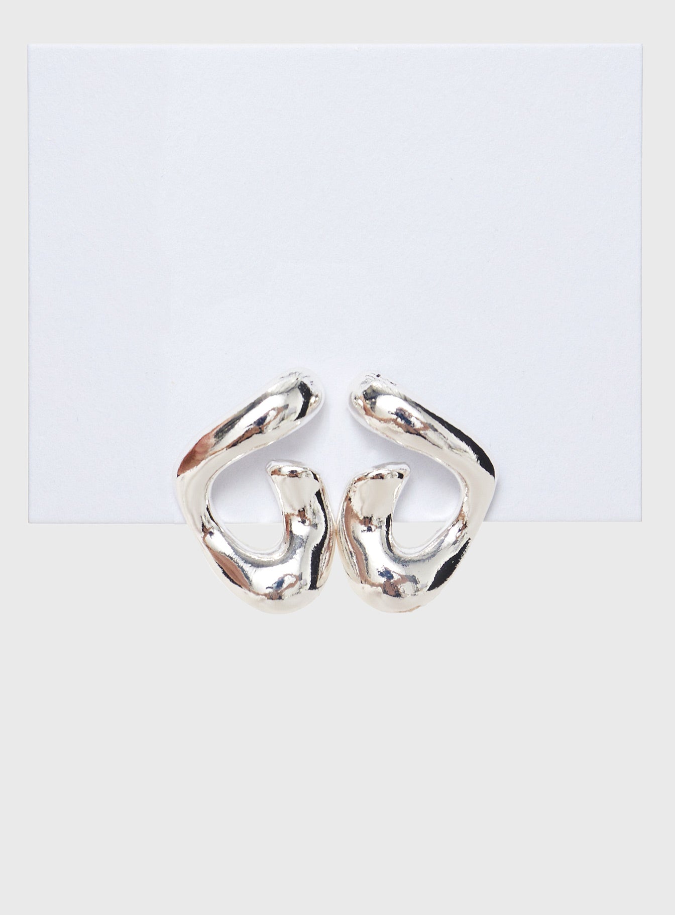 Unforgettable Earrings Silver、mySite、solidvoid