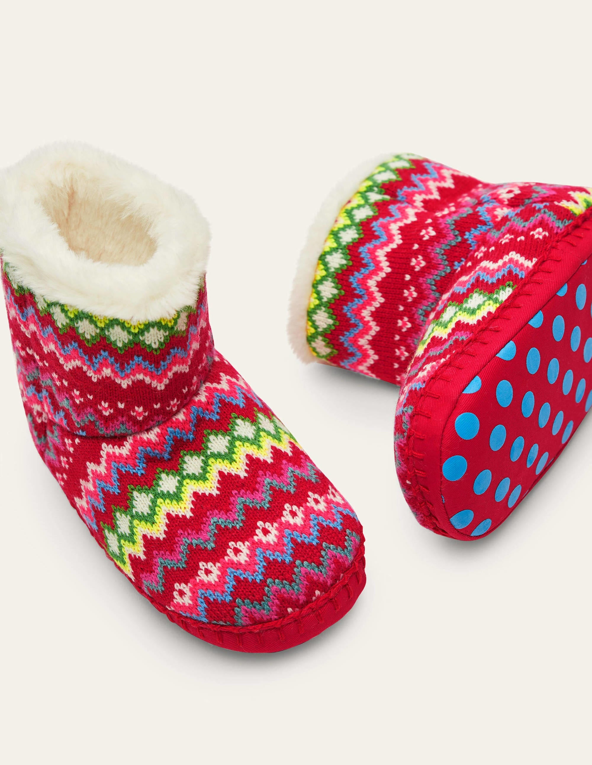  Slipper Boots-Multi Fairisle、mySite、ashleygrahame