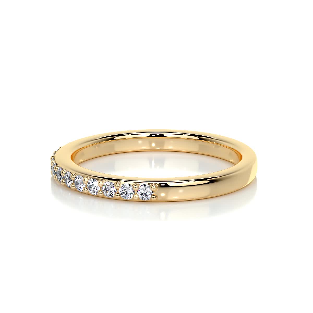Stephanie Lab Grown Diamond Wedding Ring (0.3 Carat) - 18K Yellow Gold、mySite、hinf8tx79