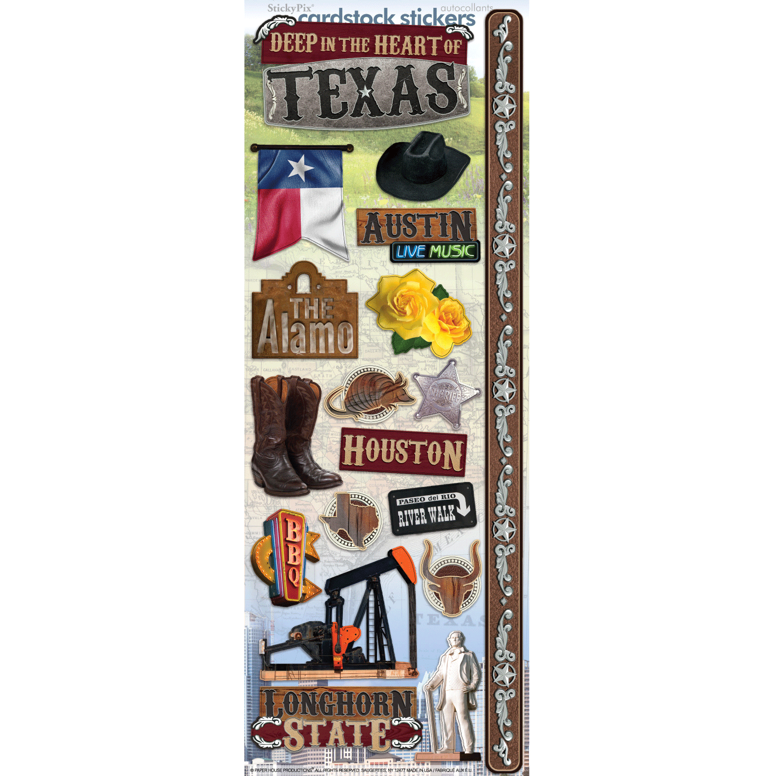  Texas Cardstock Stickers、mySite、ghnorth