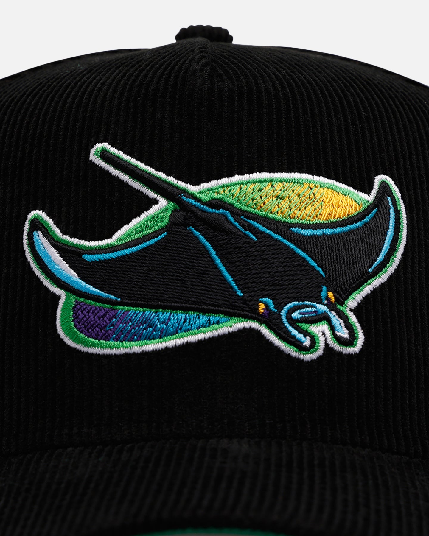 New Era Tampa Bay Rays 'Black Cord' 9FORTY A-Frame Corduroy Snapback Black、mySite、zt4zffjzw