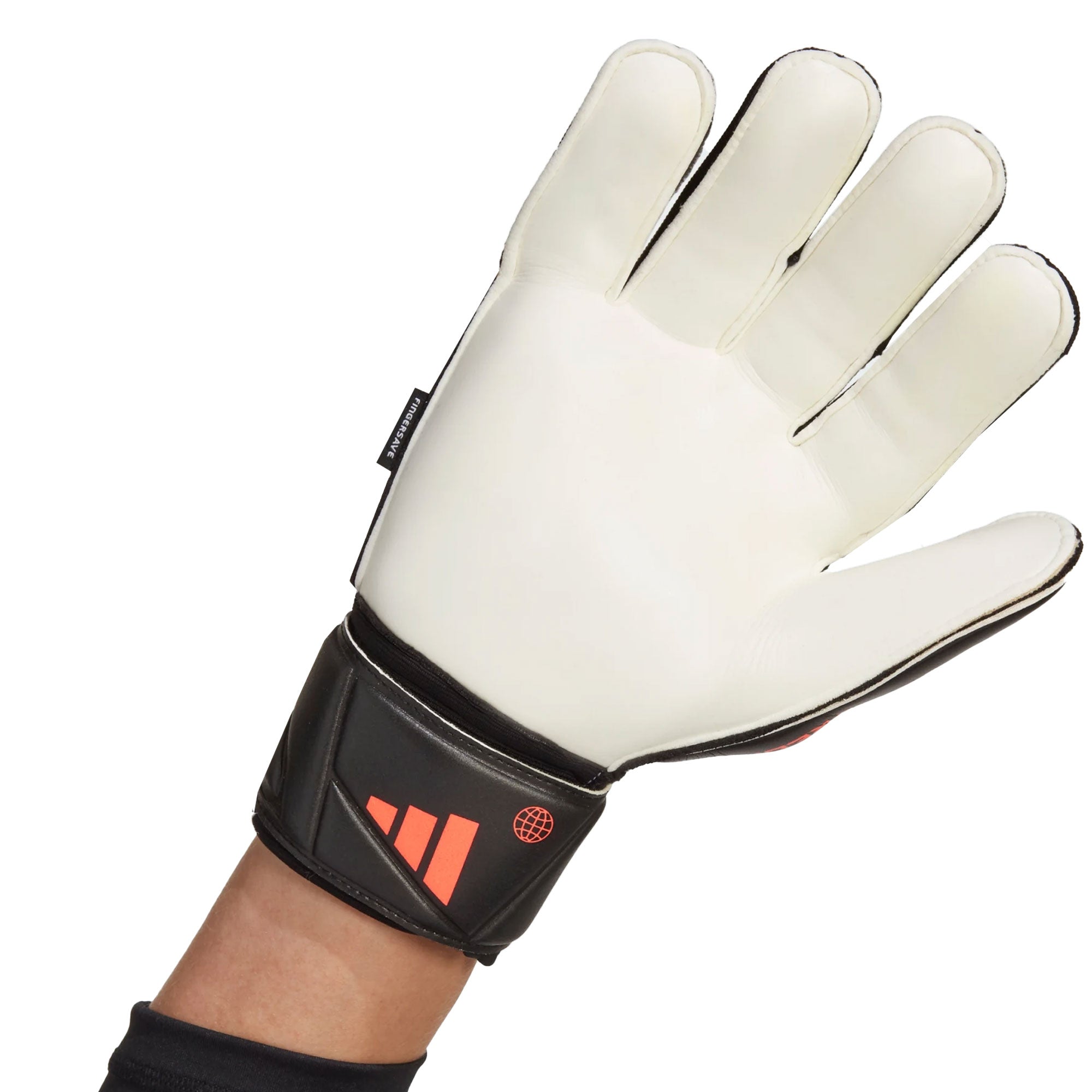 adidas Men's Predator Match Fingersave Goalkeeper Gloves Orange/Black、mySite、noshort