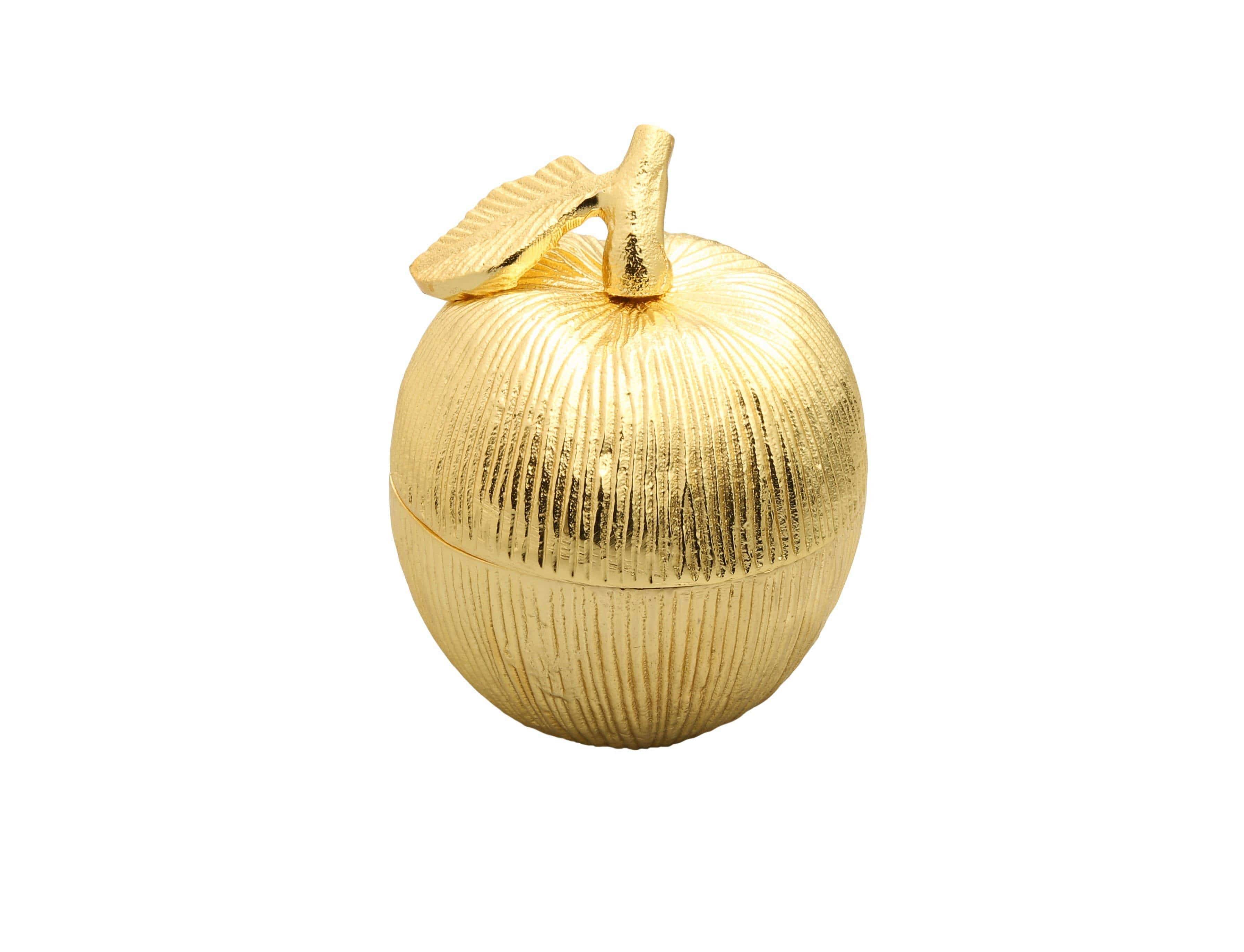 Apple Shaped Honey Jar with Spoon - Gold or Silver、mySite、topwebapps