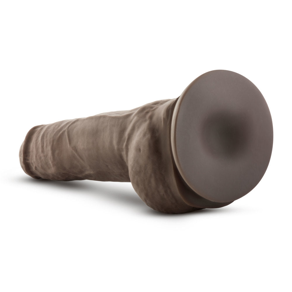 Au Naturel By Blush® | Big Boy Realistic Chocolate 10-Inch Long Dildo With Balls & Suction Cup Base、mySite、bottomscart