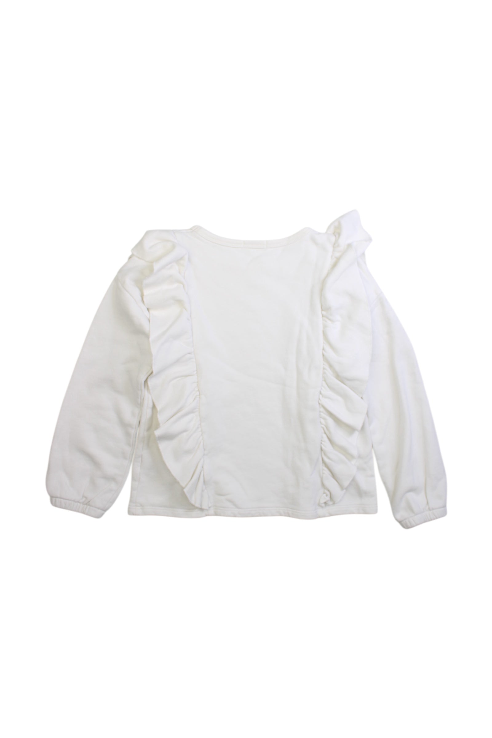 Crewcuts Ruffle Detail Long Sleeve Top 8Y、mySite、g9winljtr