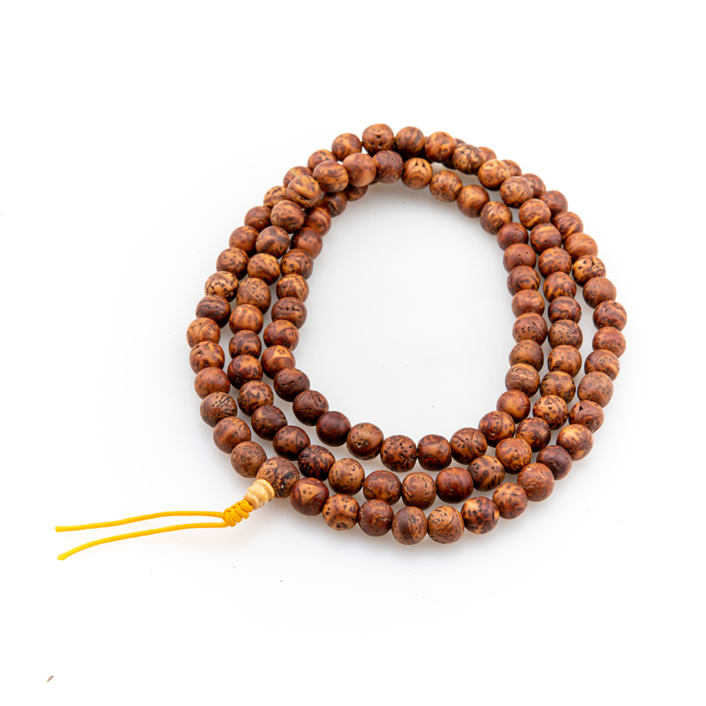 Indian Bodhi Seed Mala, 108 beads、mySite、topwebapps