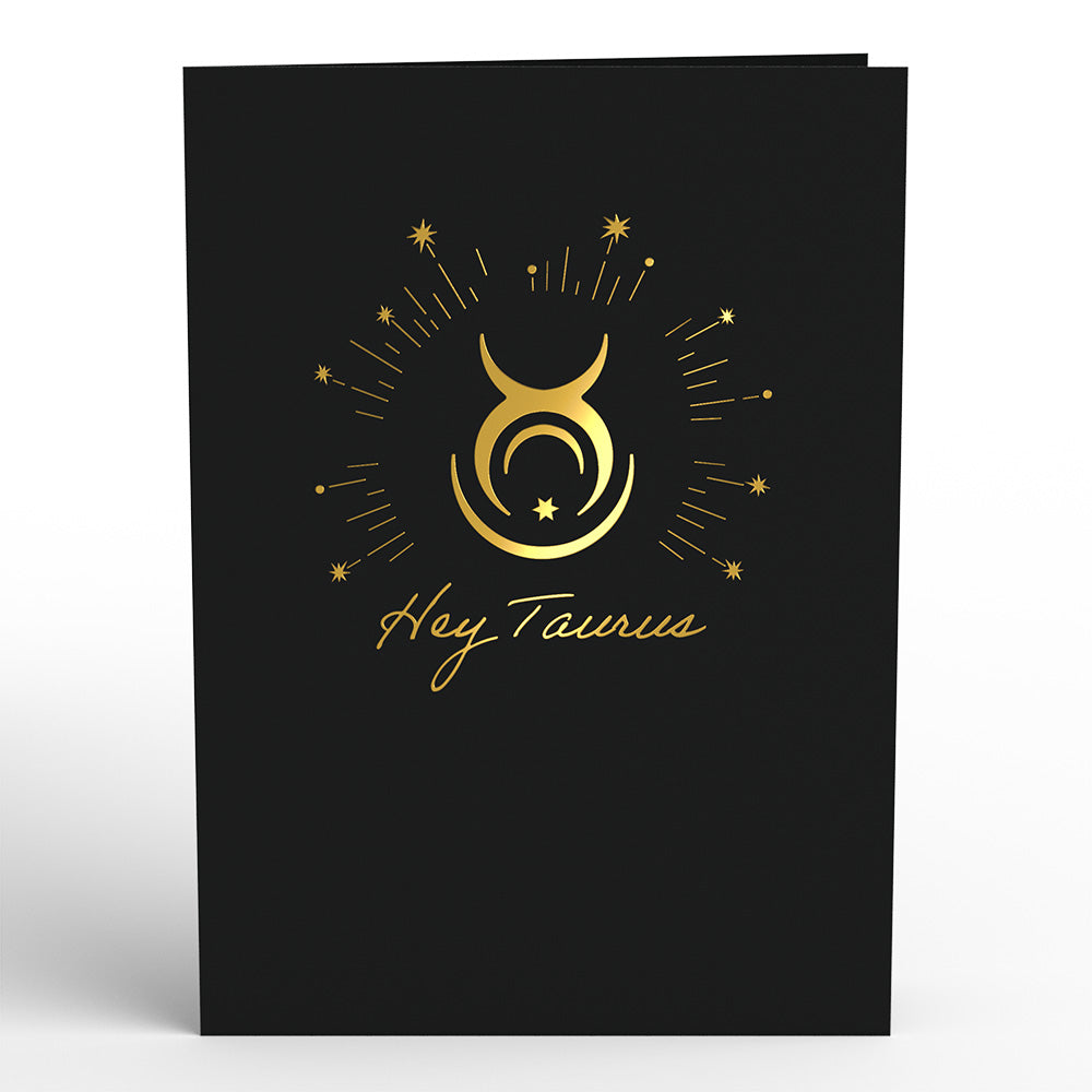 Taurus Zodiac Birthday Pop-Up Card、mySite、solidvoid
