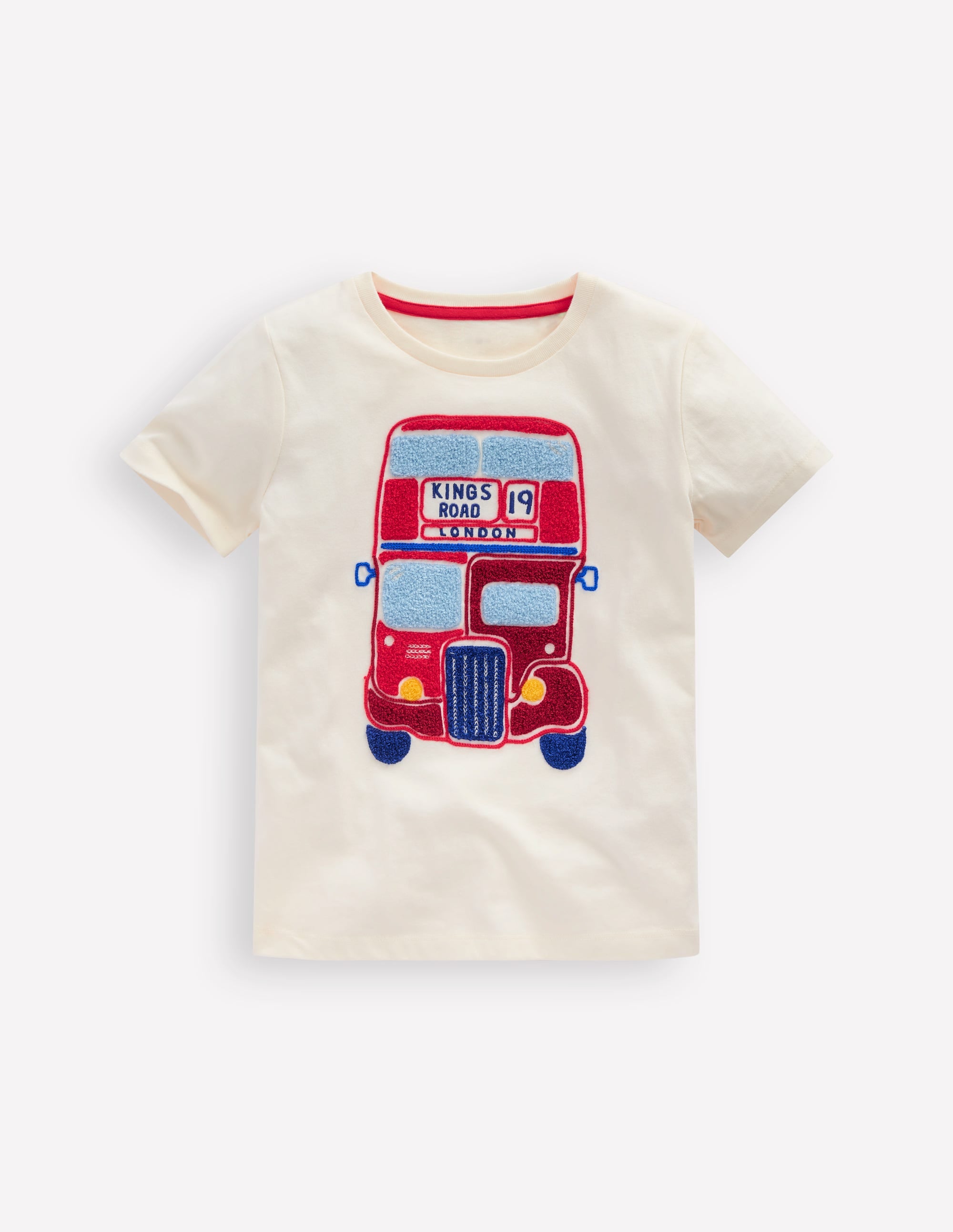  Chain Stitch T-Shirt-Soft Ivory Bus、mySite、ashleygrahame
