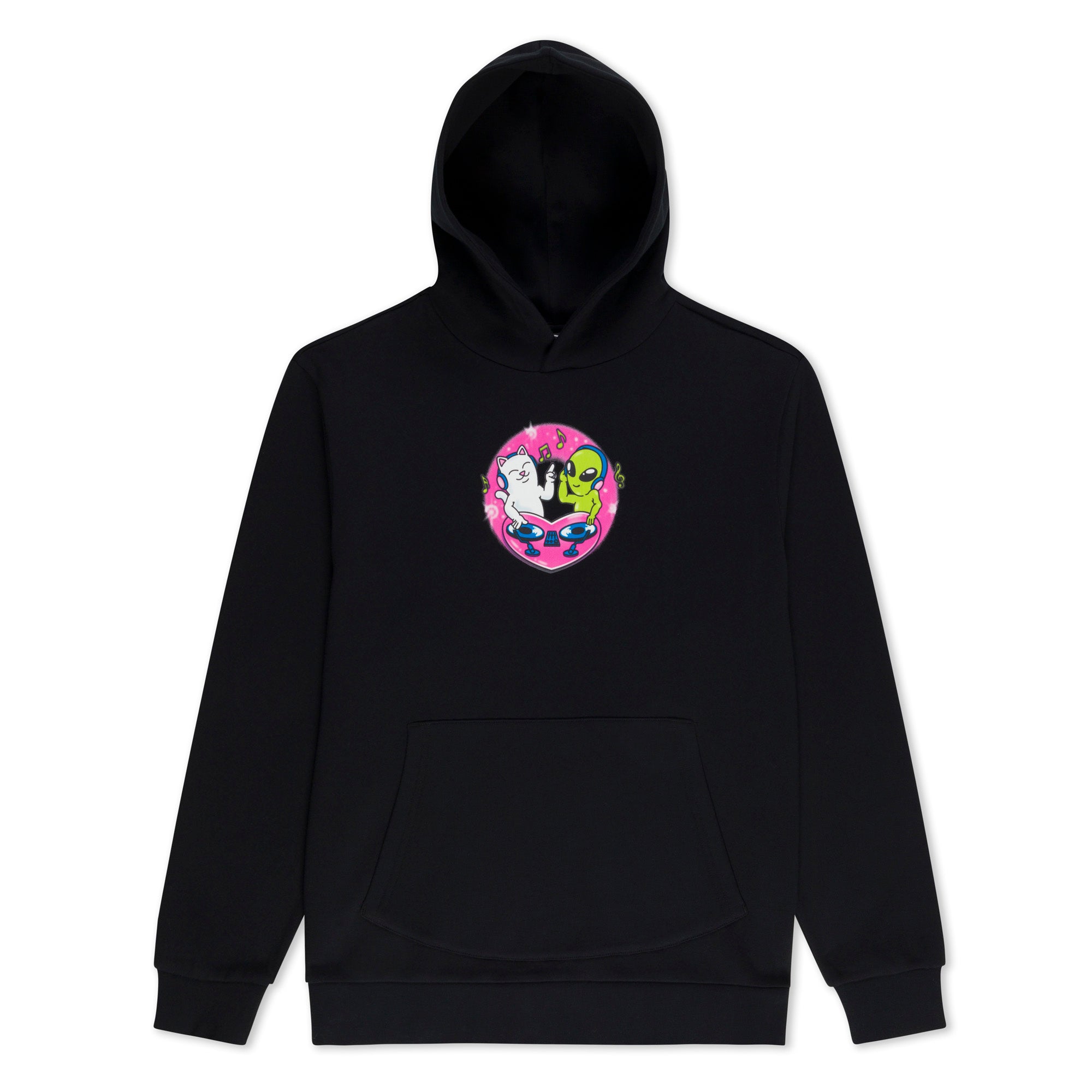  Love Is Ripndip Hoodie (Black)、mySite、merchandisen