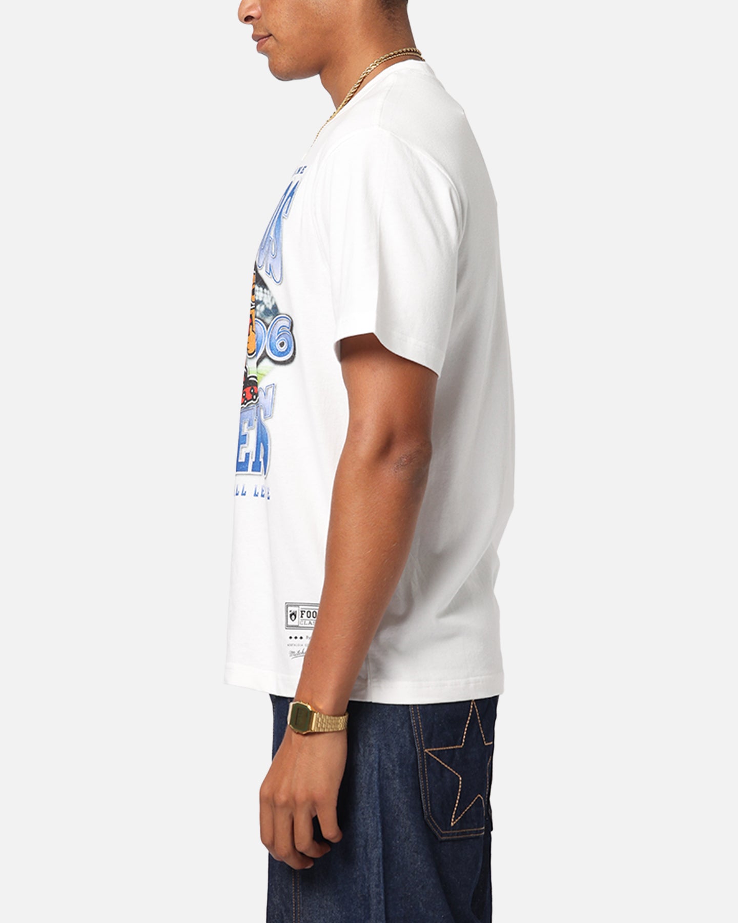 Mitchell & Ness North Melbourne Kangaroos Mascot T-Shirt Vintage White、mySite、zt4zffjzw