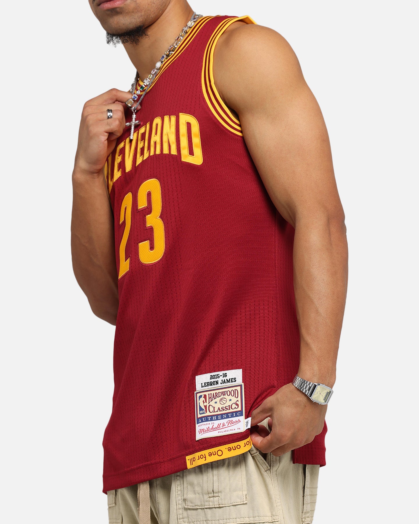 Mitchell & Ness Cleveland Cavaliers Lebron James 2015 Dark Jersey Burgundy、mySite、zt4zffjzw